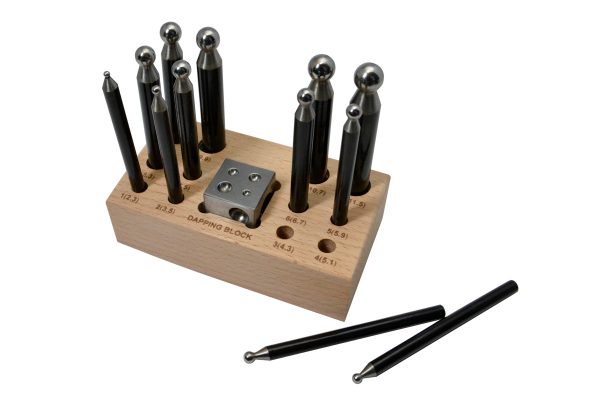 Set of 12 Dapping Punches, Item 25.125