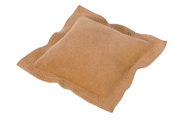 10" Square Leather Sandbag, Item 25.486