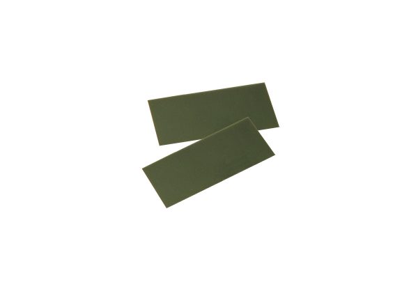 Sheet Wax, Green/Firm, 6" x 3", 24 Gauge, Item No. 21.0615/24