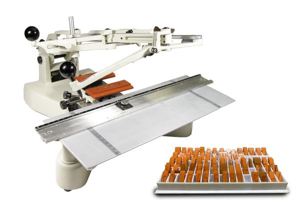 Flat Engraving Machine with Type, Item No. 26.815