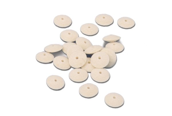 Miniature Knife Edge Felt Wheels