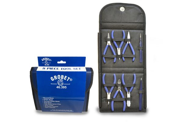 Complete Plier/Tweezer Tool Set – 8 Pieces, Item No. 46.395