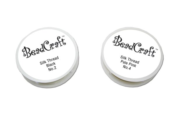 Silk Beading Thread on Round Spools